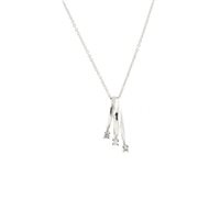 Collar Recarlo Mujer in Oro blanco Diamante 0.1 Ct ZQ796/010 - ZQ796/010